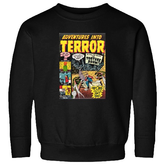 EC Inspired vintages Style Torture Terror Horror Comic Book Sweatshirts