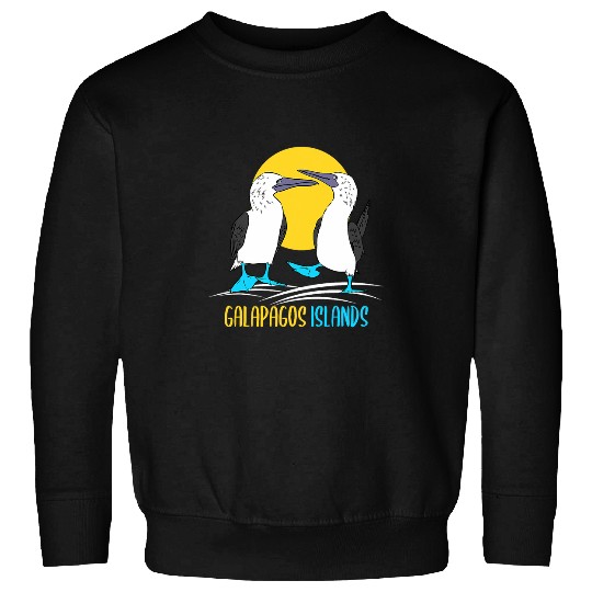 Galapagos Islands Seabirds Blue Footed Booby Bird Sweatshirts