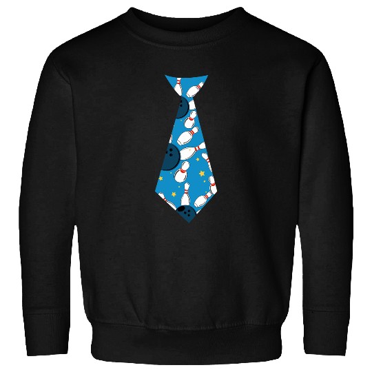 Bowling Tie Gift for Bowling and tie lovers Sweatshirts