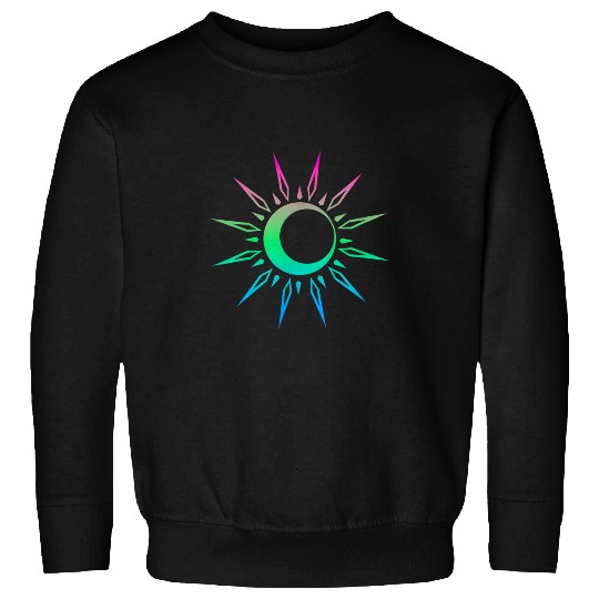 Polysexual Celestial Spiritual Poly Pride Sun Moon Boho Yoga Sweatshirts