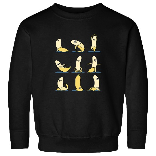Banana Yoga Sweatshirts