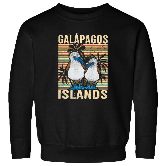 Galapagos Island Ecuador Blue Footed Booby Seabird Sweatshirts