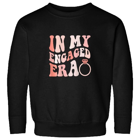 In My Engaged Era Groovy Bride Bachelorette Party 2 Sided Sweatshirts