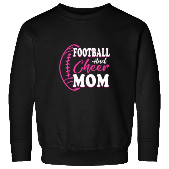 cheerleading cheer football and cheer mom mor game day Sweatshirts