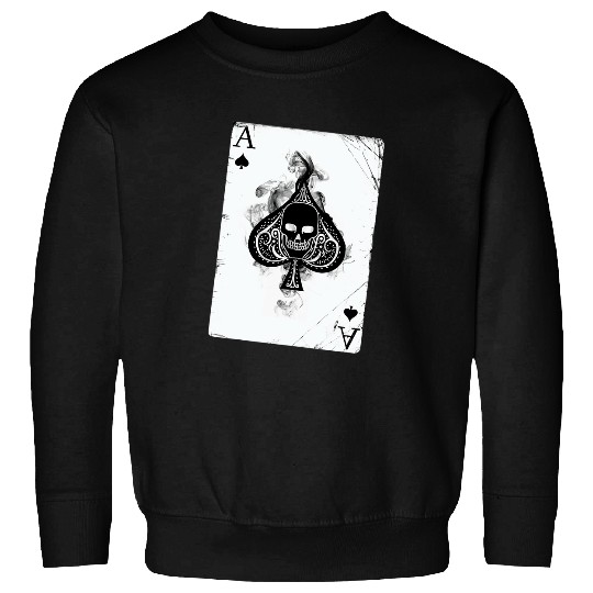 Ace of Spades Skull Casino Pokers Suits Casino tees Sweatshirts