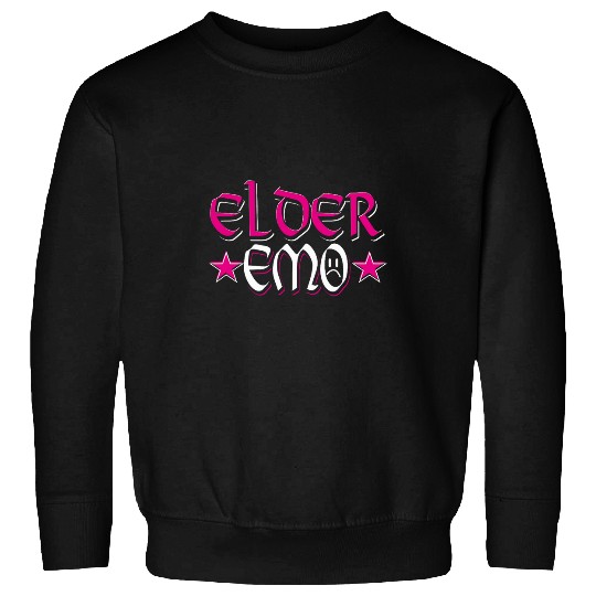 Elder Emo Music Fan Emo Band Member Alternative Goth Sweatshirts
