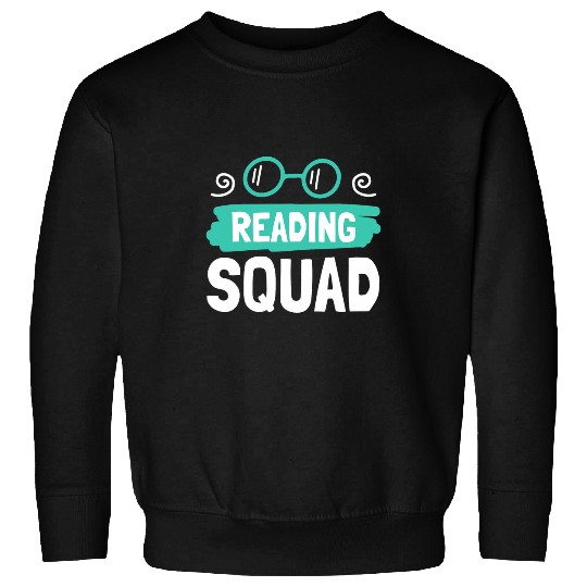 Reading Squad Book Lover and Reading Teacher 8 Sweatshirts