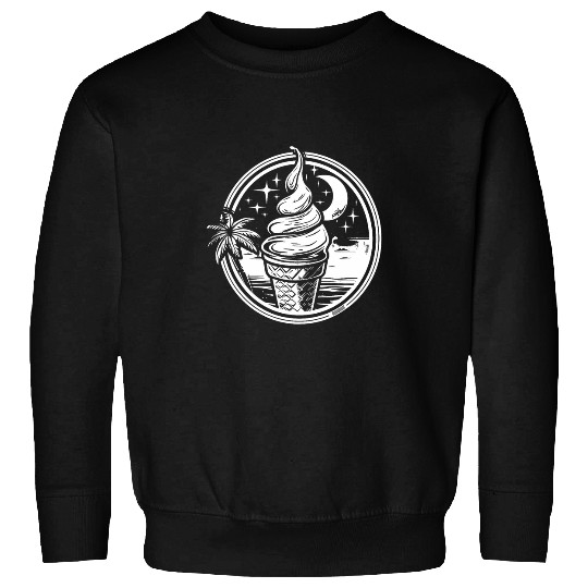 Ice Cream Drawing Gelato Sherbet Sweatshirts