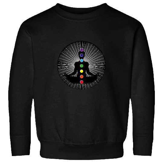 Meditation Seven Chakras Yoga Sweatshirts