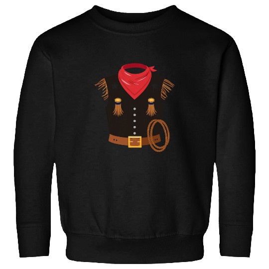 Funny Western Sheriff vintagess Cowboy Vest Costume Sweatshirts