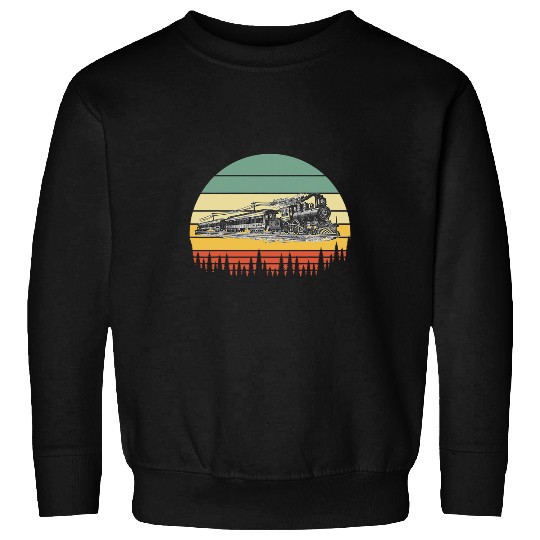 Men s Train Driver Railway Train Guide Train Saying Gift Sweatshirts