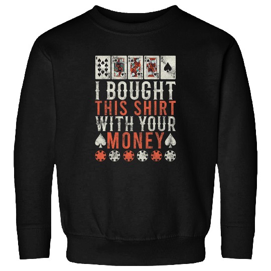 Gambling Pokers Gaming Icon Card Player 2 Sweatshirts