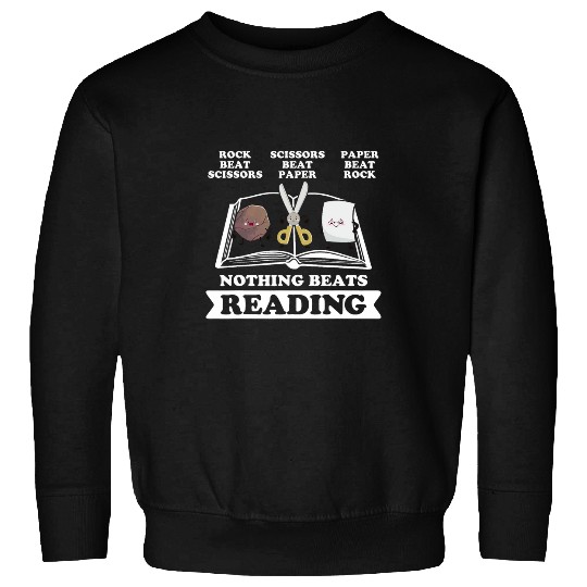Nothing Beats Reading Book Librarian Across America Sweatshirts