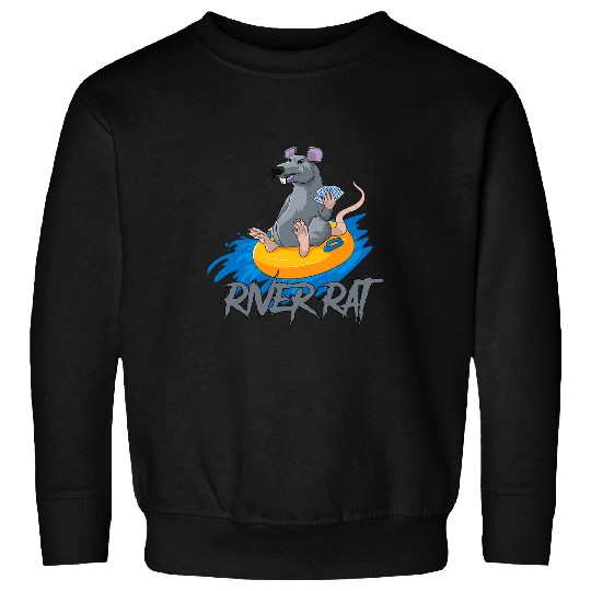 Pokers Cards Texas Hold Em River Rat Casino Funny Sweatshirts