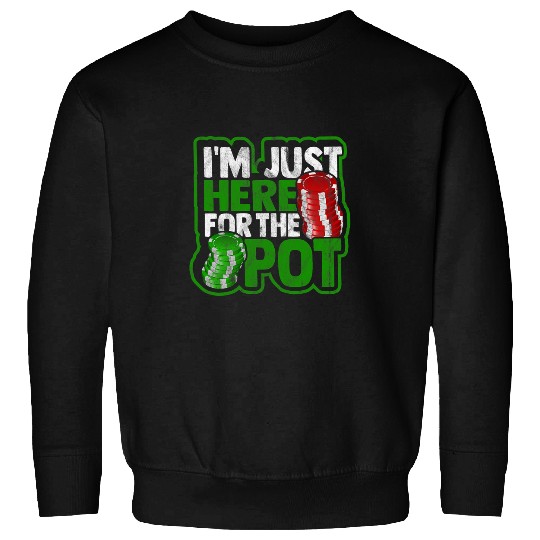 Pokers Casino Player Bluffing Ace Royal Flush Pik Pot 3 Sweatshirts