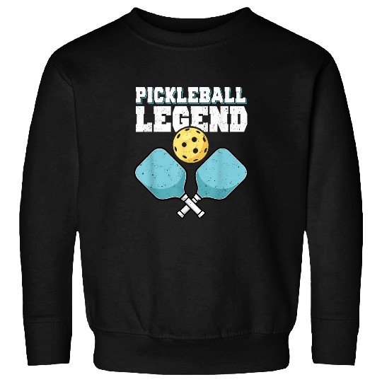 Pickleball Court and Pickleball Paddle for Pickleball Legend 1 Sweatshirts