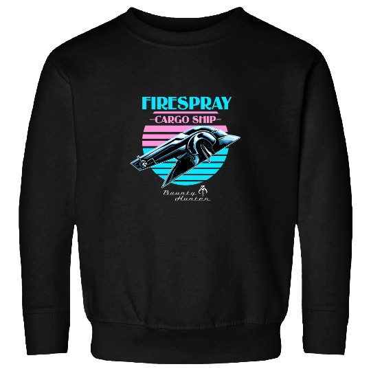 Star warss The Book Of Boba Fett Firespray Cargo Ship Logo Sweatshirts
