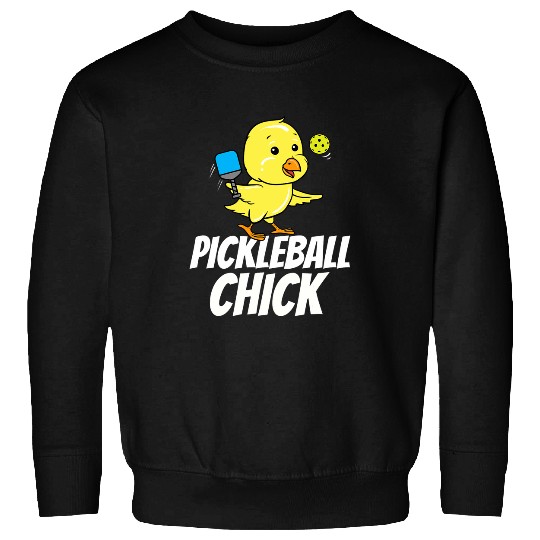 Pickleball Chick Funny Womens Dinking Funny Pickleball Sweatshirts
