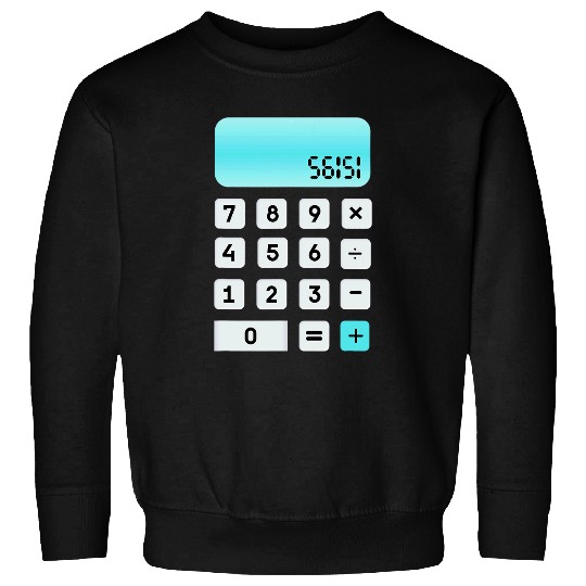 Calculator Costume Math Lovers Math Outfit Halloween Sweatshirts
