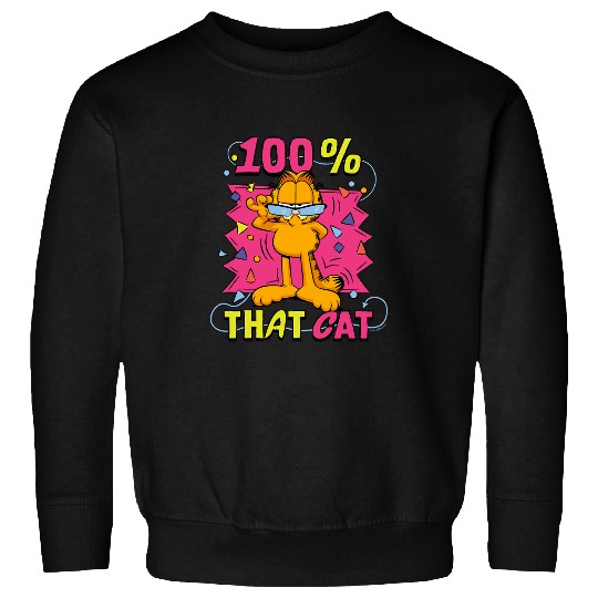 Garfield One Hundred Percent That Cat Sweatshirts