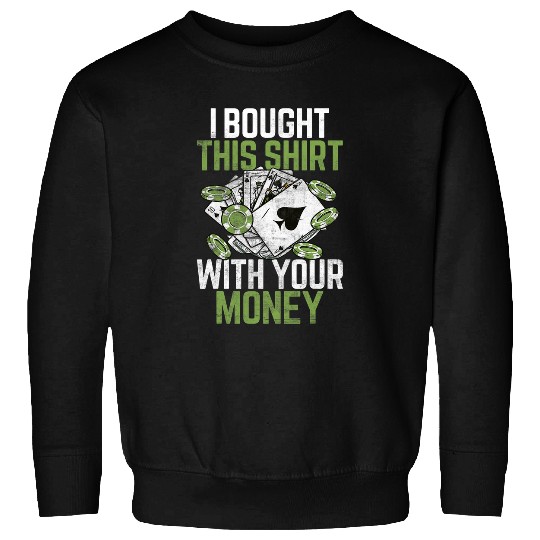 Pokers Game Night Blackjack Gambling Holdem Pokers Player 3 Sweatshirts