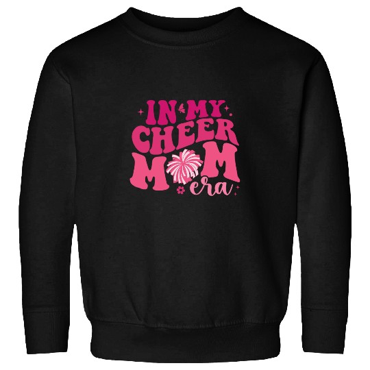 In My Cheer Mom Era Cheerleading Football Cheer Mom Life Sweatshirts
