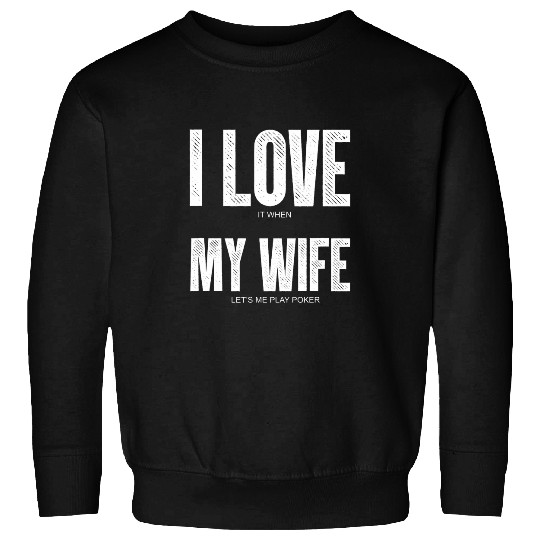 Mens Pokers Casino Gambler Wife Husband Gambling Sweatshirts