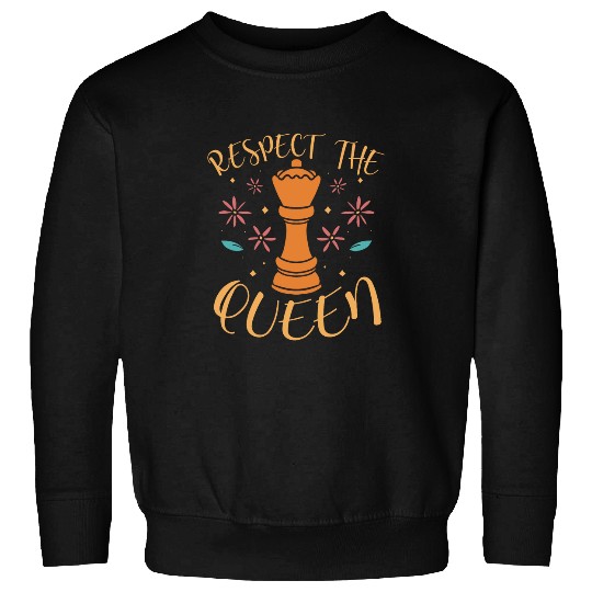 Respect The King Chess Player Board Game Grandmaster Chess Sweatshirts
