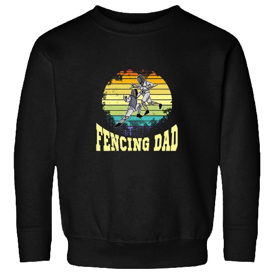Fencing fencer sport epee due 8 Sweatshirts
