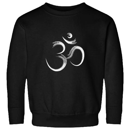 Om Graphic Aum Yoga Zen Design Namaste Meditation Buddhism Sweatshirts