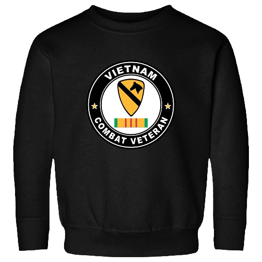 1st Cavalry Division Vietnam Combat Veteran Sweatshirts