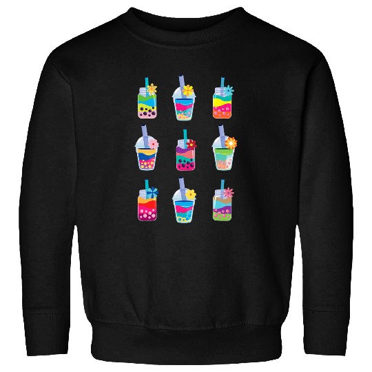 Bubble Milk Tea Lover Gift for Kawaii and Boba Tea Lovers Sweatshirts