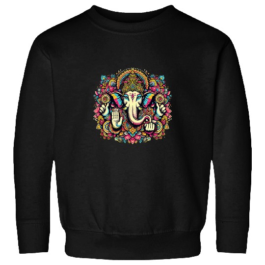 Ganesh Symbol Yoga Hindu Elephant God Ganesha Puja 20 Sweatshirts
