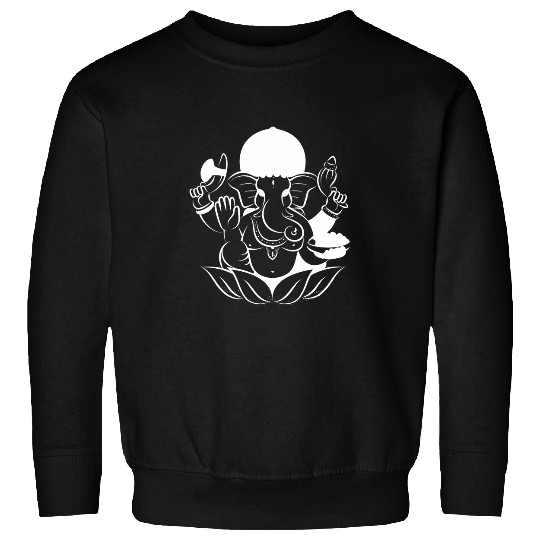 Ganesh Symbol Yoga Hindu God Men Women Ganapati Ganesha 1 Sweatshirts