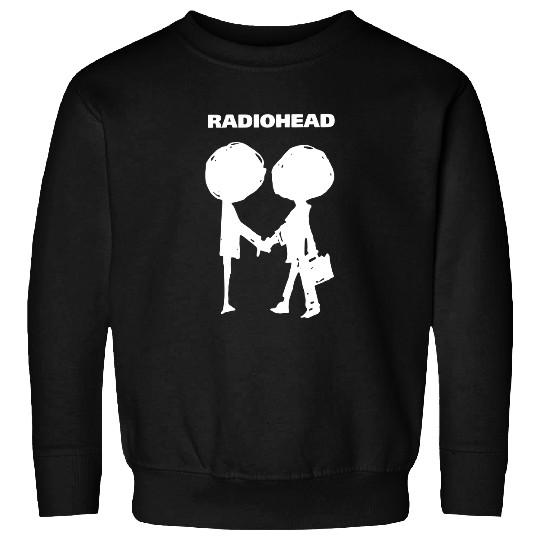 Shake hands With White Radiohead Sweatshirts