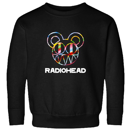 Radiohead Colorful Bear Head Sweatshirts