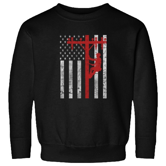 american lineman Sweatshirts