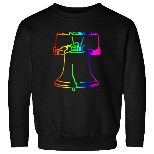 Rainbow Liberty Bell Sweatshirts