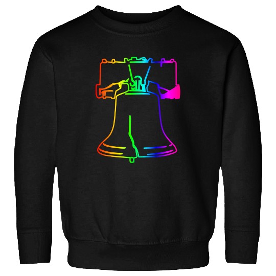 Rainbow Liberty Bell Sweatshirts