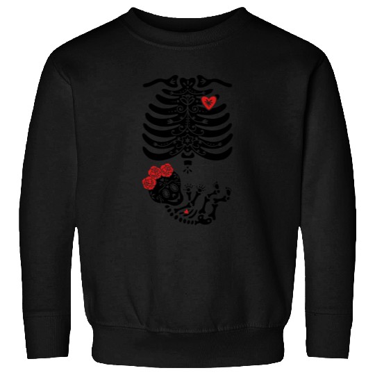 Maternity Sugar Skull Girl - Frida Sweatshirts