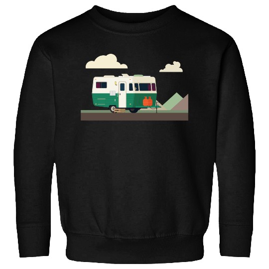 camper in the mountains Sweatshirts