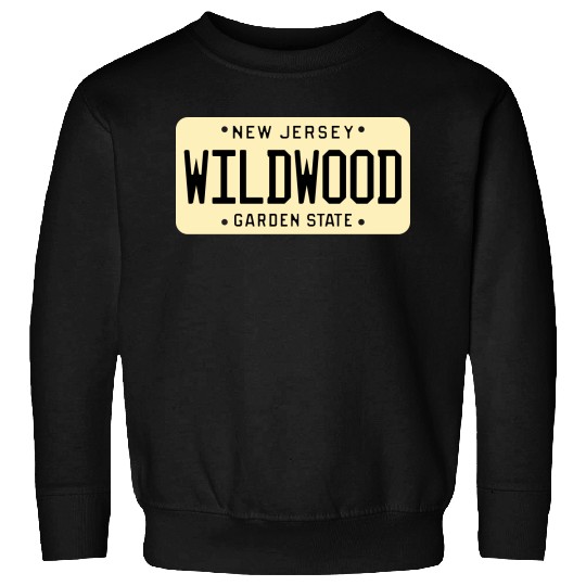 Wildwood New Jersey License Plate Sweatshirts