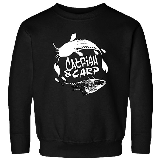 Catfish & Carp B&W Logo Sweatshirts