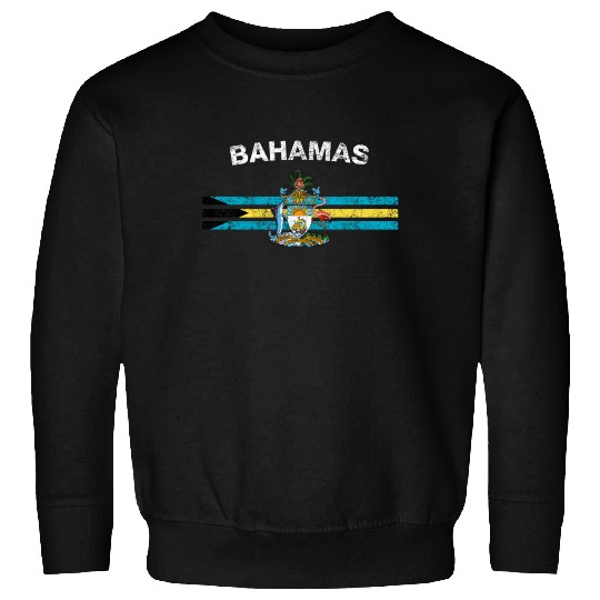 Bahamas Flag Sweatshirts - Bahamas Emblem & Bahamas Flag