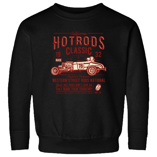Hot Rods Race Classic Sweatshirts