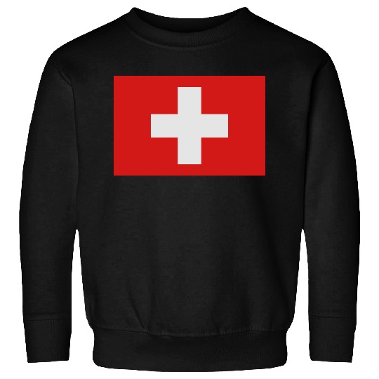 flag switzerland Sweatshirts