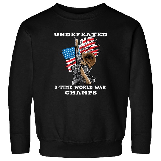 Undefeated World war 2 veteran Sweatshirts