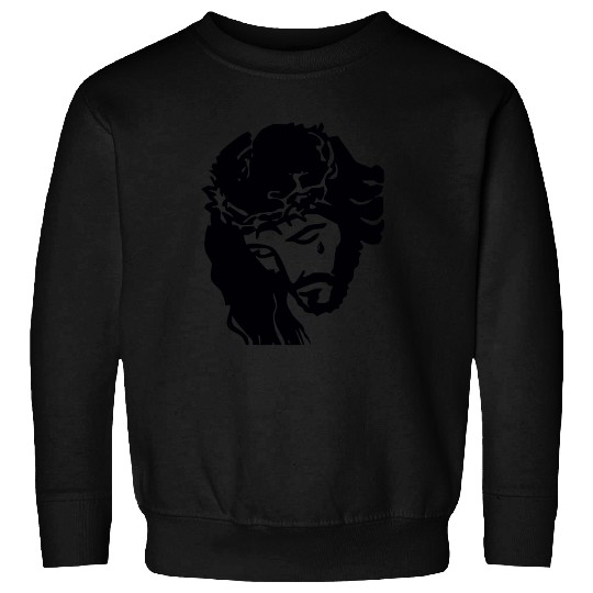 JESUS CROWN OF THORNS Sweatshirts