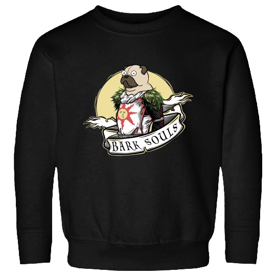 Bark Souls Sweatshirts - Pug Solaire - Dark Souls