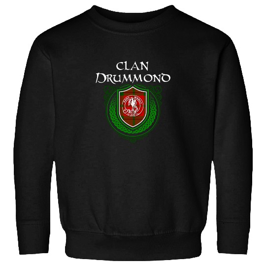Drummond Surname Scottish Clan Tartan Crest Badge Sweatshirts